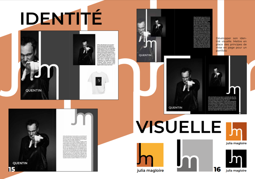 identité visuelle portfolio